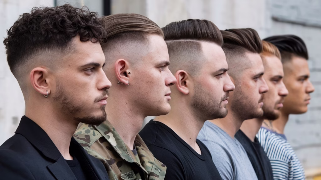low fade haircut men
