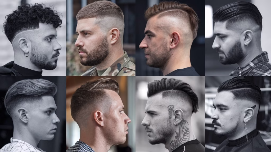 low fade haircut men